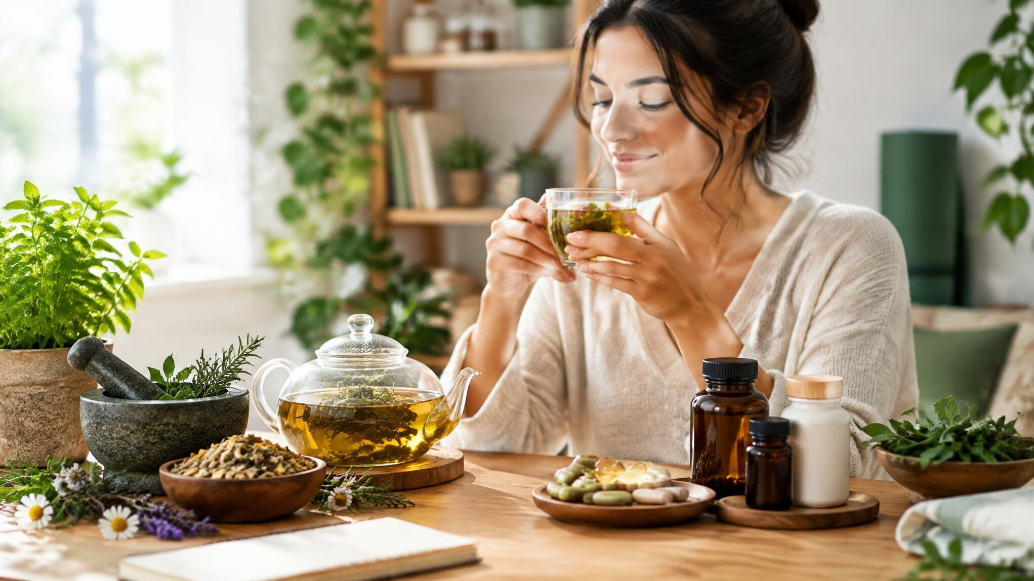 herbal remedies and tea