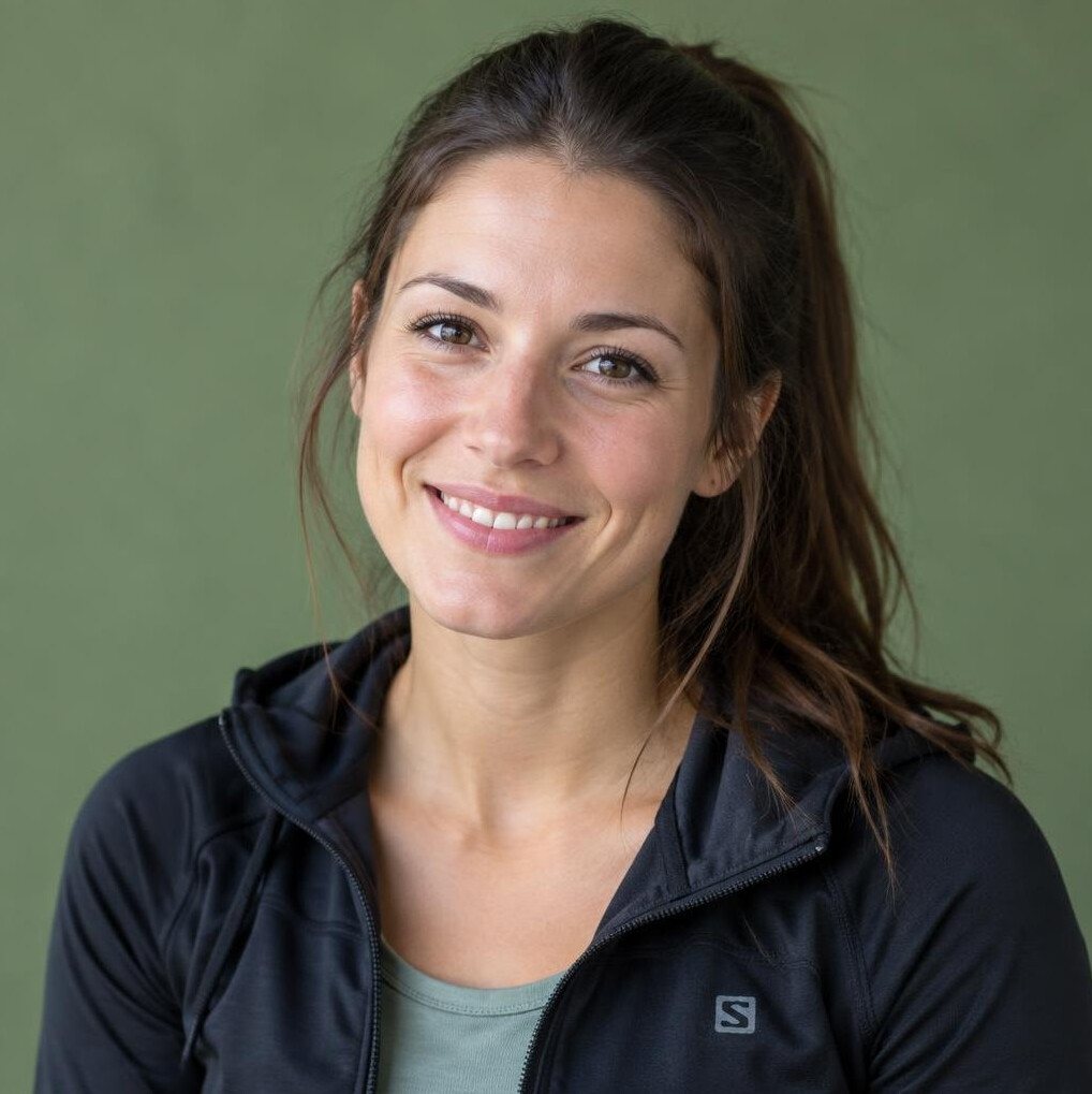 Smiling young woman portrait outdoors